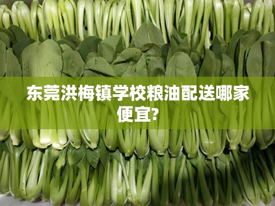东莞洪梅镇学校粮油配送哪家便宜?