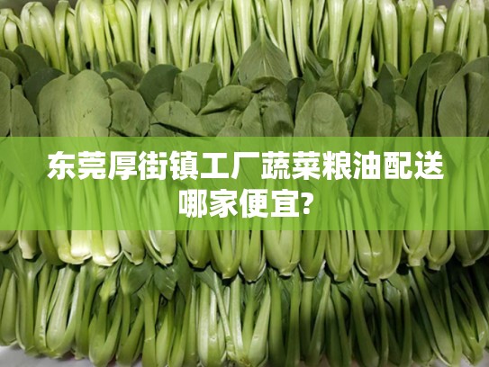 东莞厚街镇工厂蔬菜粮油配送哪家便宜?