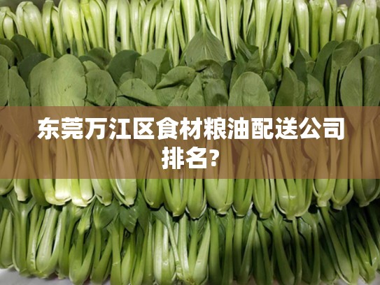 东莞万江区食材粮油配送公司排名?