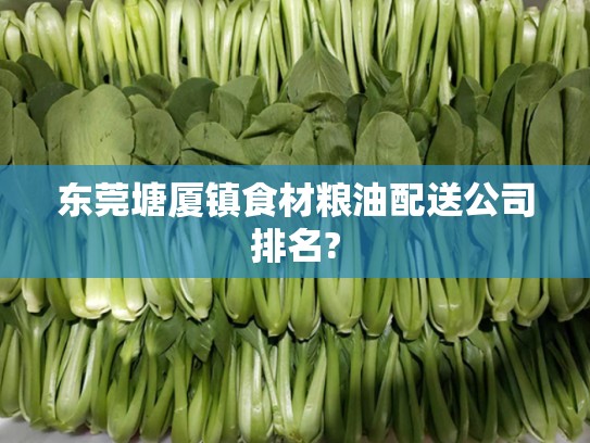 东莞塘厦镇食材粮油配送公司排名?