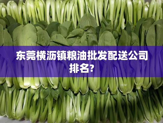 东莞横沥镇粮油批发配送公司排名?
