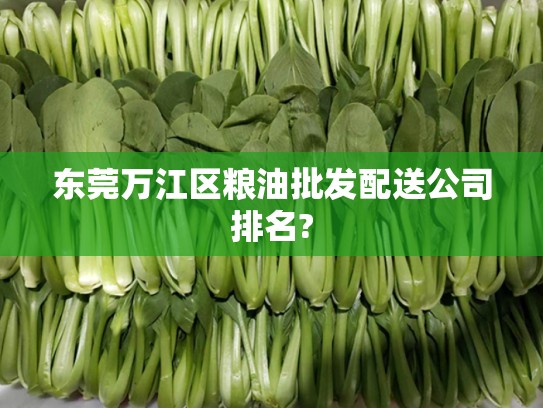 东莞万江区粮油批发配送公司排名?