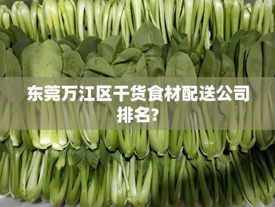 东莞万江区干货食材配送公司排名?