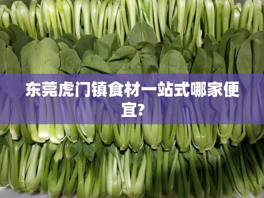 东莞虎门镇食材一站式哪家便宜?