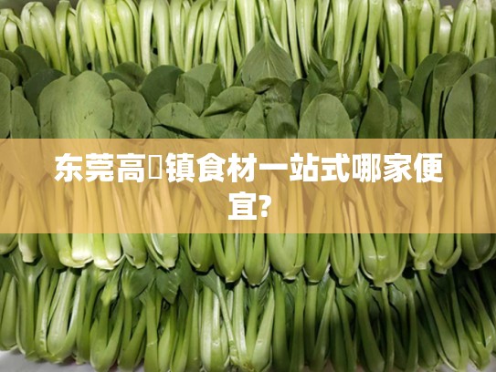 东莞高埗镇食材一站式哪家便宜?