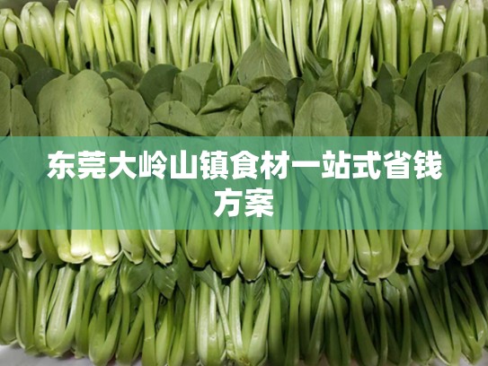 东莞大岭山镇食材一站式省钱方案