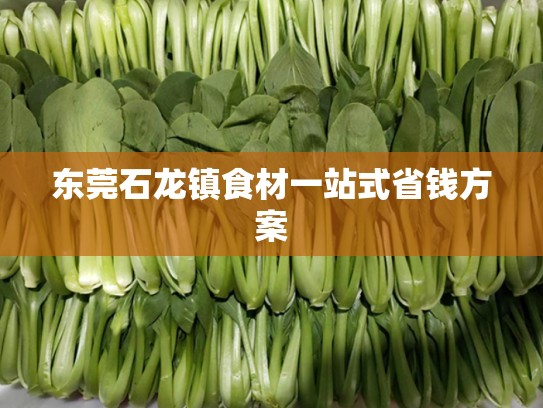 东莞石龙镇食材一站式省钱方案