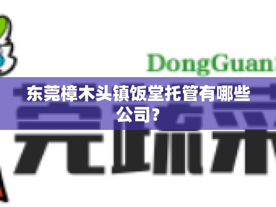 东莞樟木头镇饭堂托管有哪些公司？
