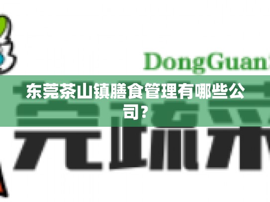 东莞茶山镇膳食管理有哪些公司？