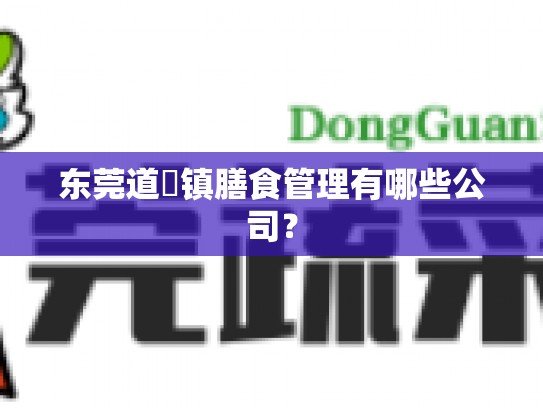 东莞道滘镇膳食管理有哪些公司？