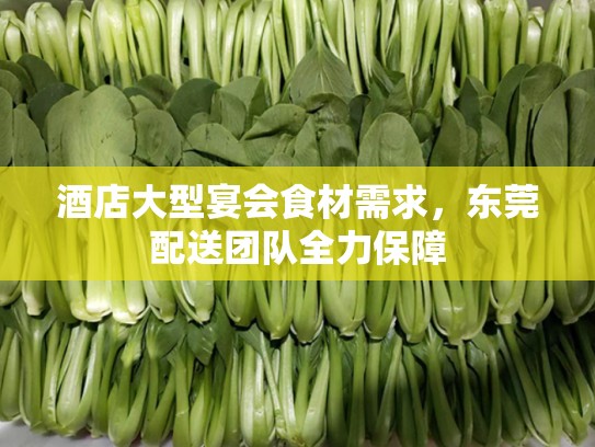 酒店大型宴会食材需求，东莞配送团队全力保障