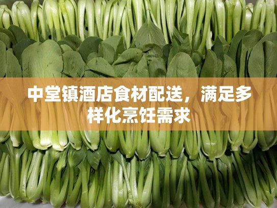 中堂镇酒店食材配送，满足多样化烹饪需求