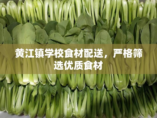 黄江镇学校食材配送，严格筛选优质食材