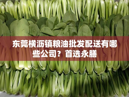 东莞横沥镇粮油批发配送有哪些公司？首选永膳