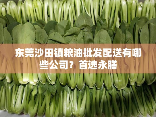 东莞沙田镇粮油批发配送有哪些公司？首选永膳