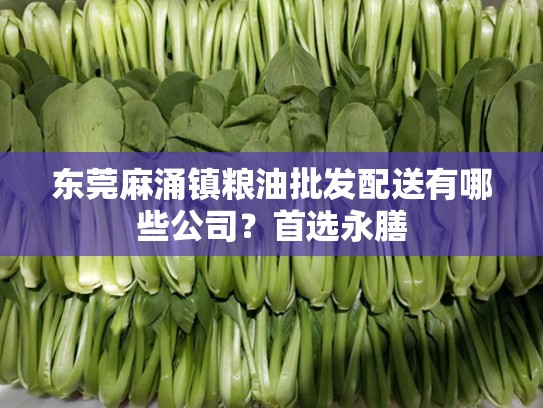 东莞麻涌镇粮油批发配送有哪些公司？首选永膳
