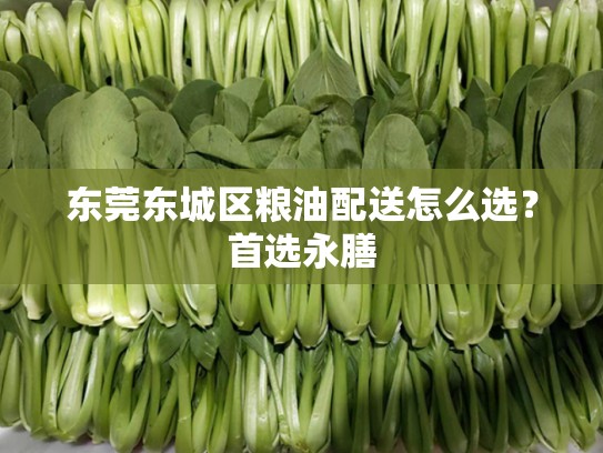 东莞东城区粮油配送怎么选？首选永膳