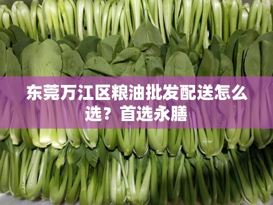 东莞万江区粮油批发配送怎么选？首选永膳