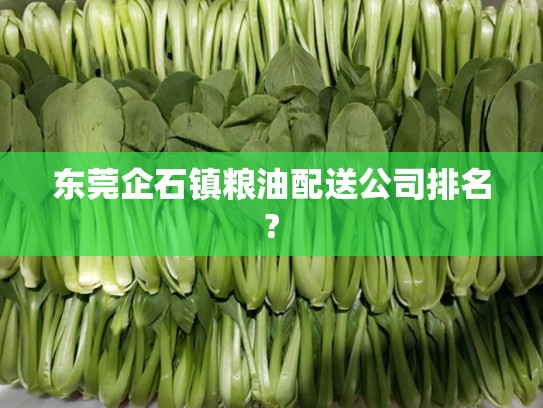 东莞企石镇粮油配送公司排名?