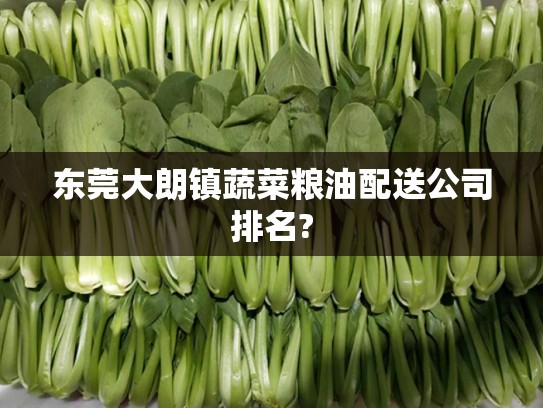东莞大朗镇蔬菜粮油配送公司排名?