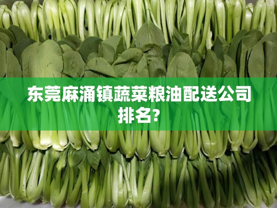 东莞麻涌镇蔬菜粮油配送公司排名?