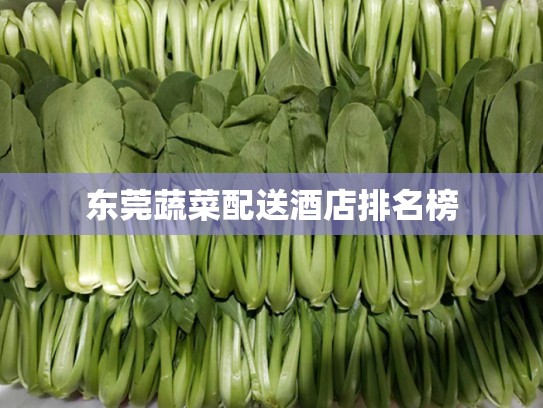 东莞蔬菜配送酒店排名榜