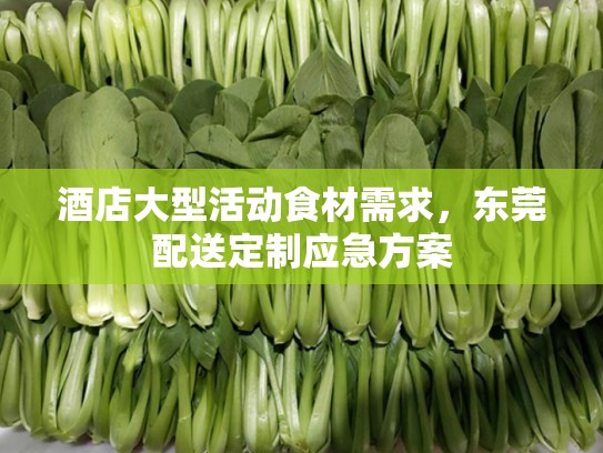 酒店大型活动食材需求，东莞配送定制应急方案