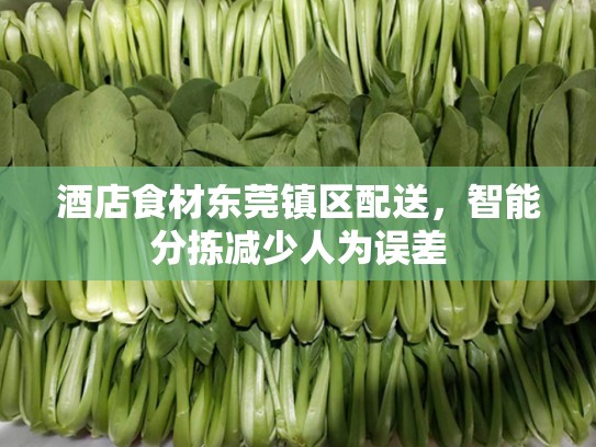 酒店食材东莞镇区配送，智能分拣减少人为误差