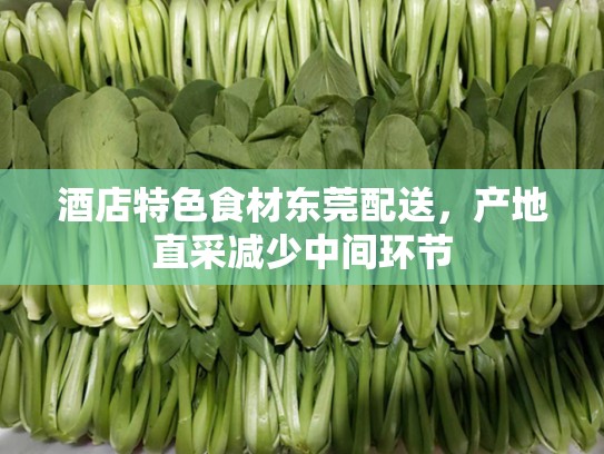 酒店特色食材东莞配送，产地直采减少中间环节