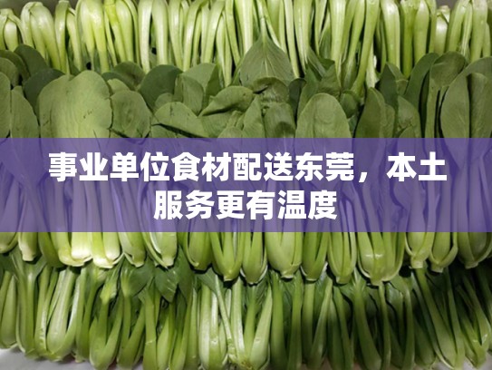 事业单位食材配送东莞，本土服务更有温度