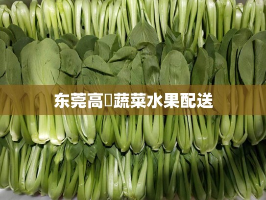 东莞高埗蔬菜水果配送
