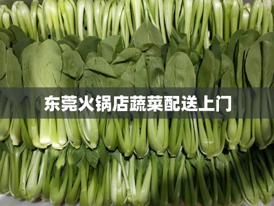东莞火锅店蔬菜配送上门
