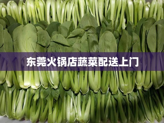 东莞火锅店蔬菜配送上门