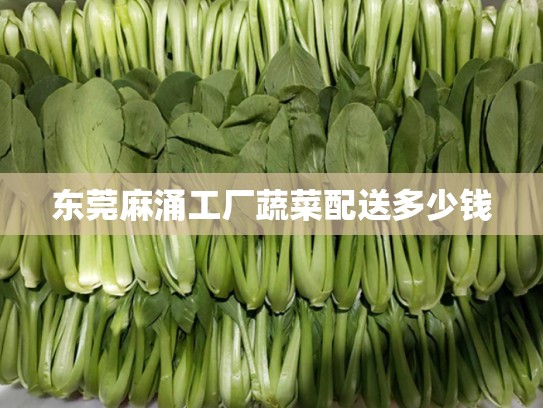 东莞麻涌工厂蔬菜配送多少钱