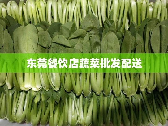 东莞餐饮店蔬菜批发配送
