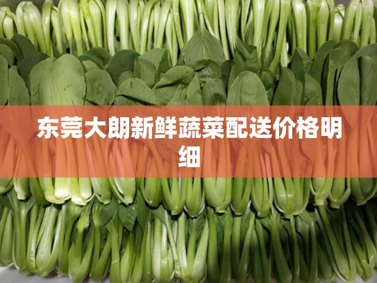 东莞大朗新鲜蔬菜配送价格明细