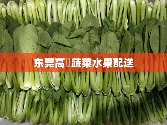 东莞高埗蔬菜水果配送