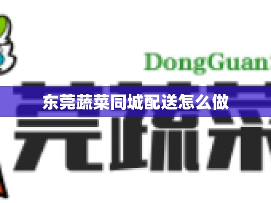 东莞蔬菜同城配送怎么做